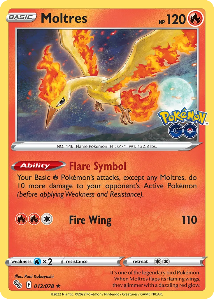 Moltres - Pokémon GO