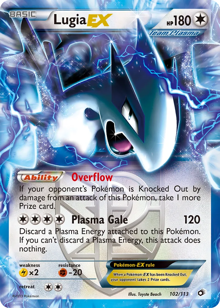 Lugia-EX - Legendary Treasures