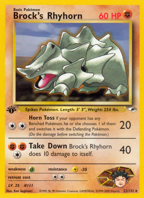 Brock's Rhyhorn - Gym Heroes