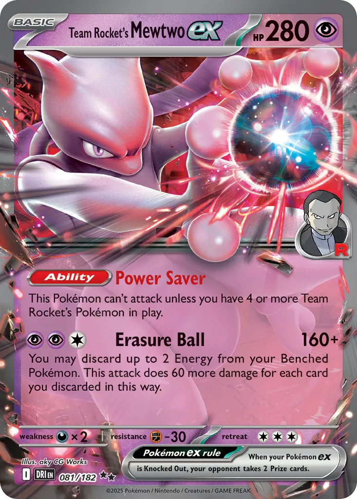 Team Rocket's Mewtwo ex - Destined Rivals