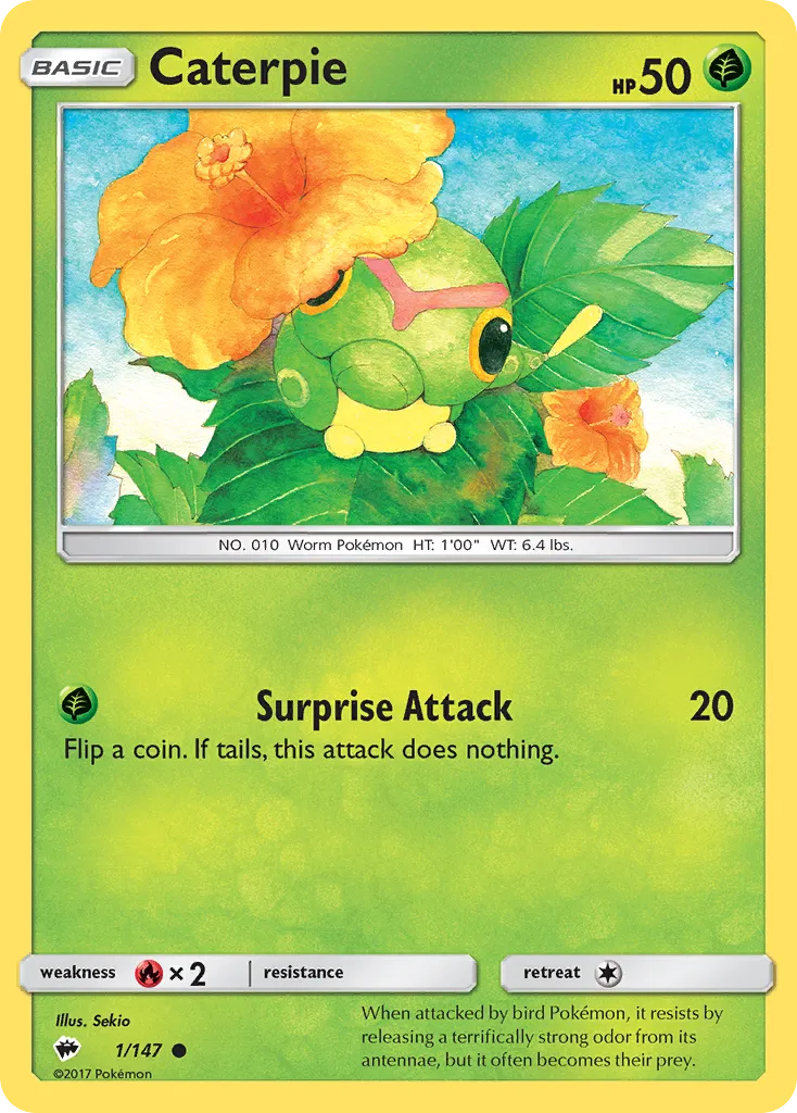 Caterpie - Burning Shadows