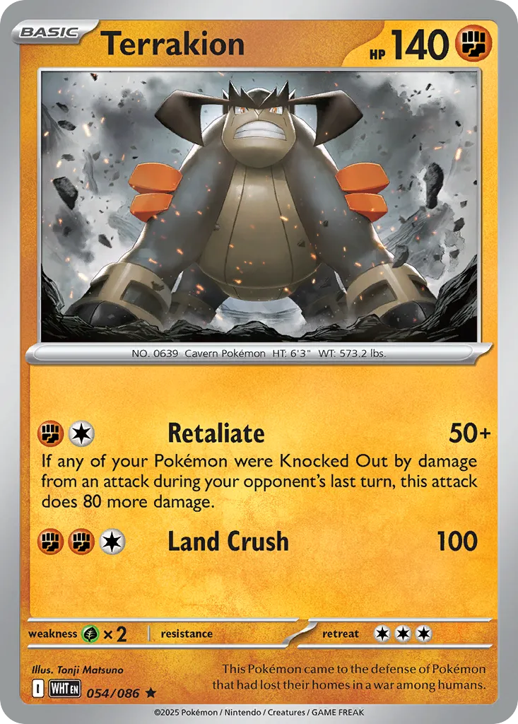 Terrakion - White Flare