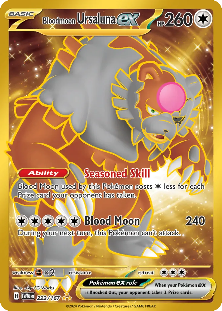 Bloodmoon Ursaluna ex - Twilight Masquerade