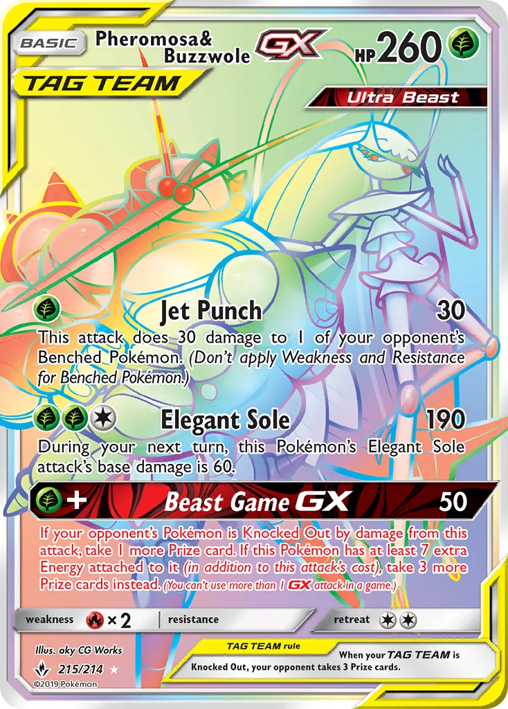 Pheromosa & Buzzwole-GX - Unbroken Bonds