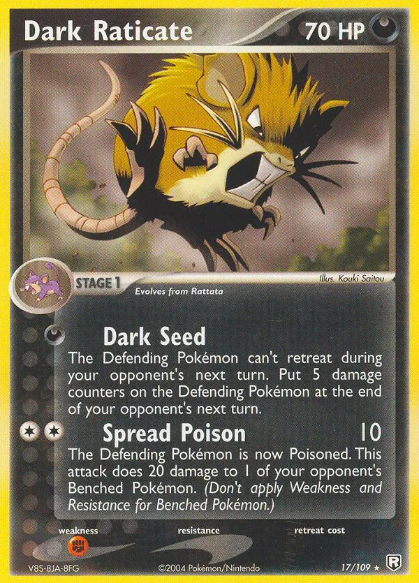 Dark Raticate - Team Rocket Returns