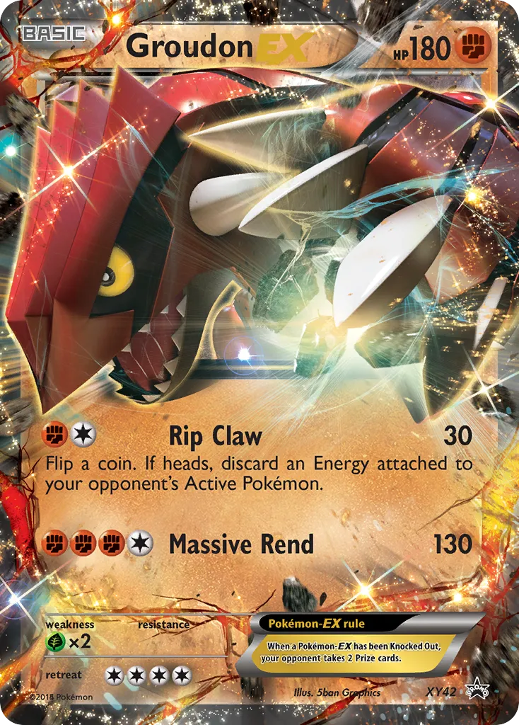 Groudon-EX - XY Black Star Promos
