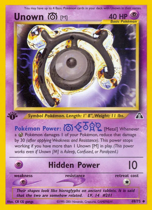 Unown [M] - Neo Discovery