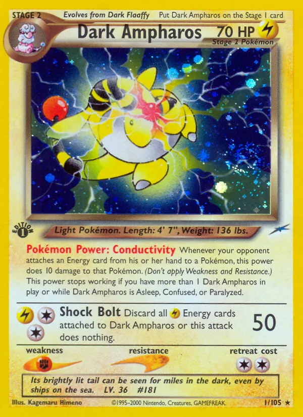 Dark Ampharos - Neo Destiny