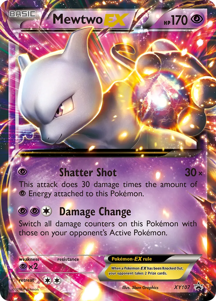 Mewtwo-EX - XY Black Star Promos