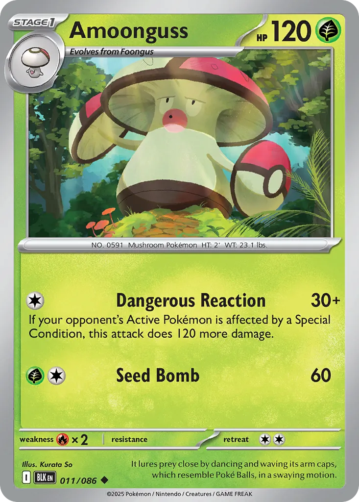 Amoonguss - Black Bolt