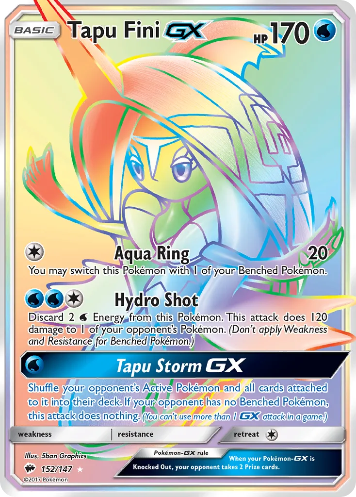 Tapu Fini-GX - Burning Shadows