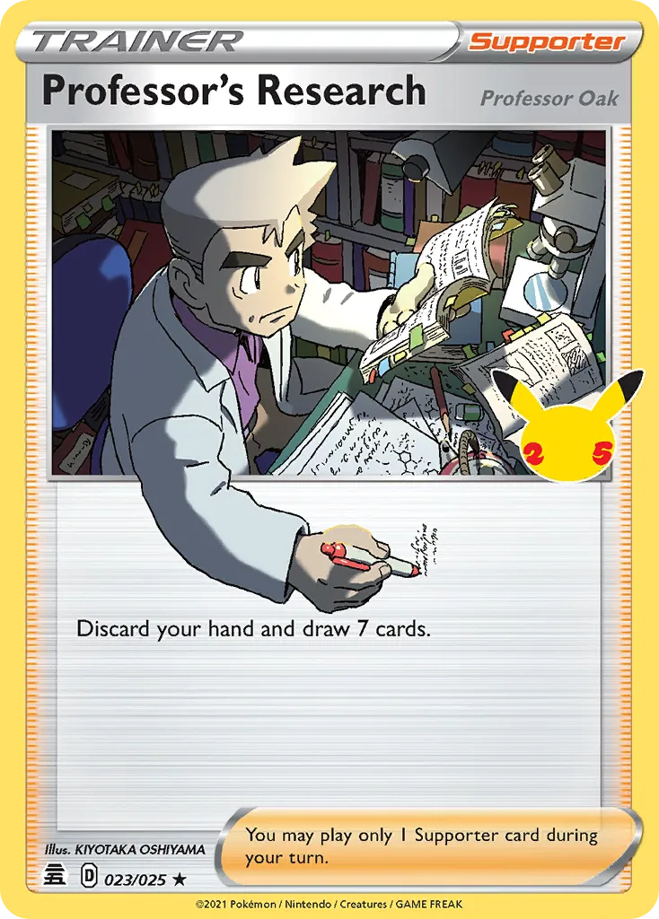 Professor's Research (Professor Oak) - Celebrations