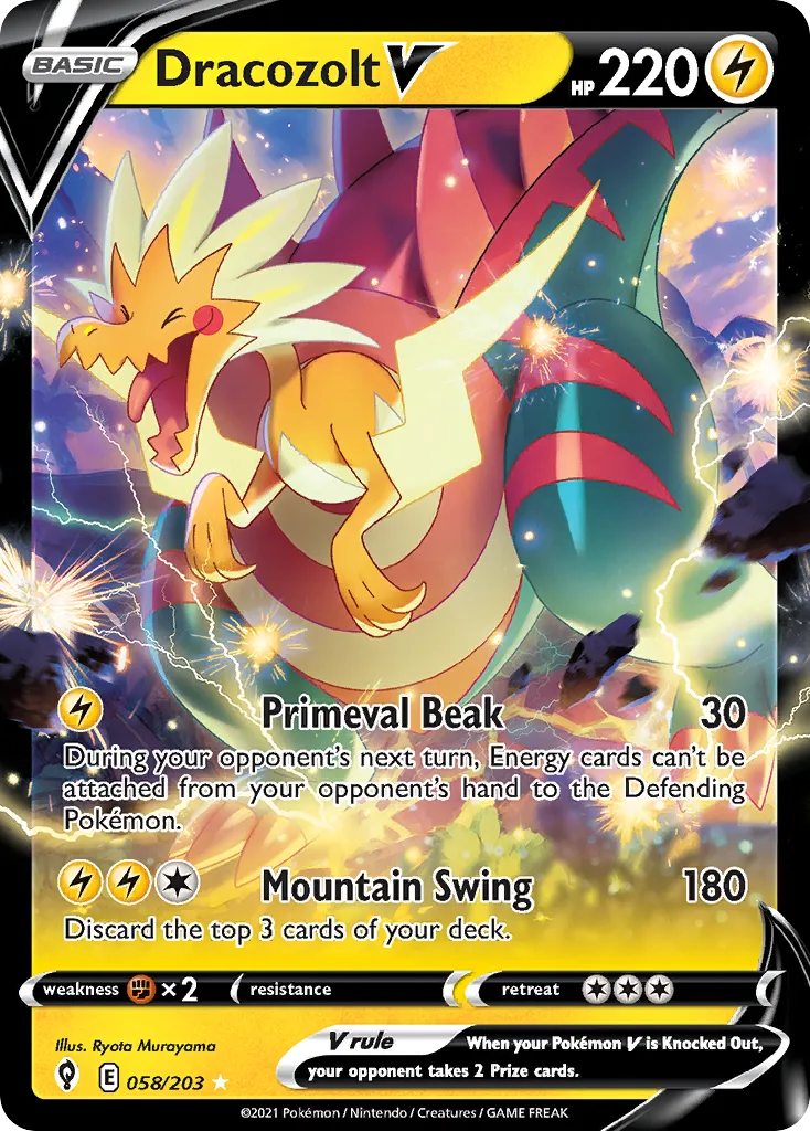 Dracozolt V - Evolving Skies