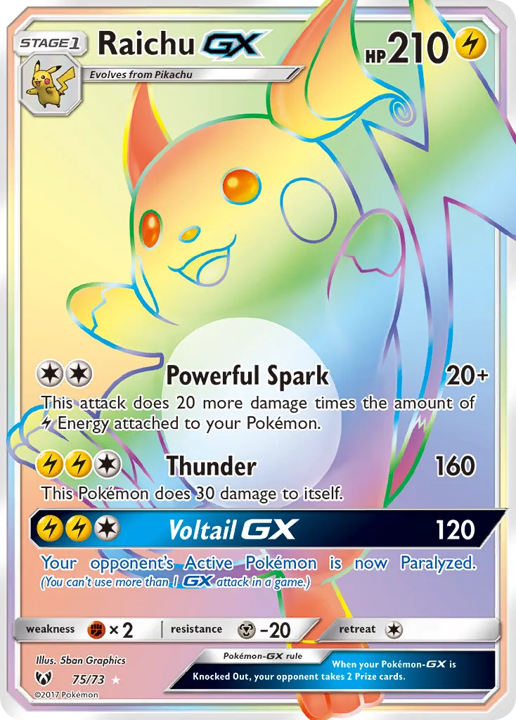 Raichu-GX - Shining Legends