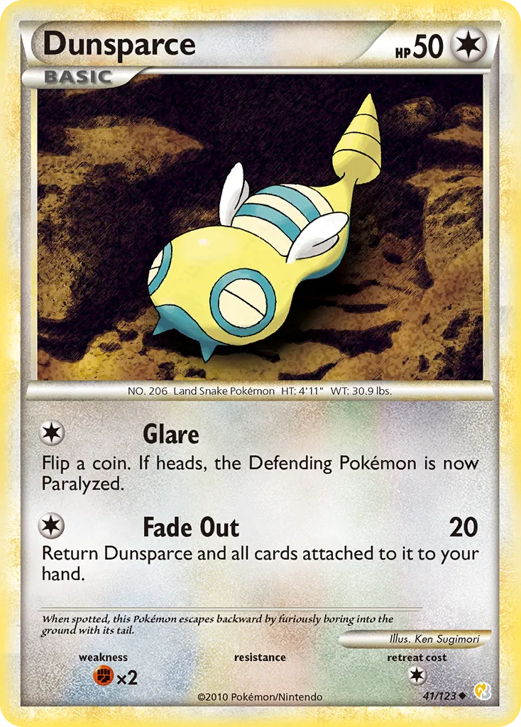 Dunsparce - HeartGold & SoulSilver