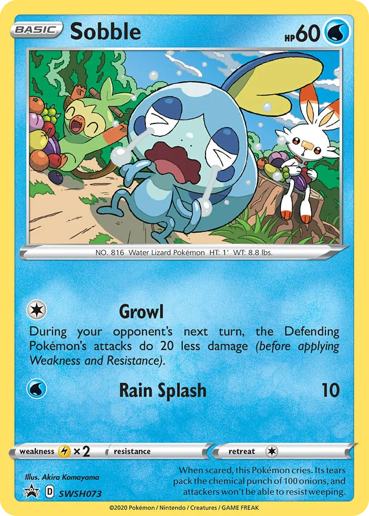 Sobble - SWSH Black Star Promos