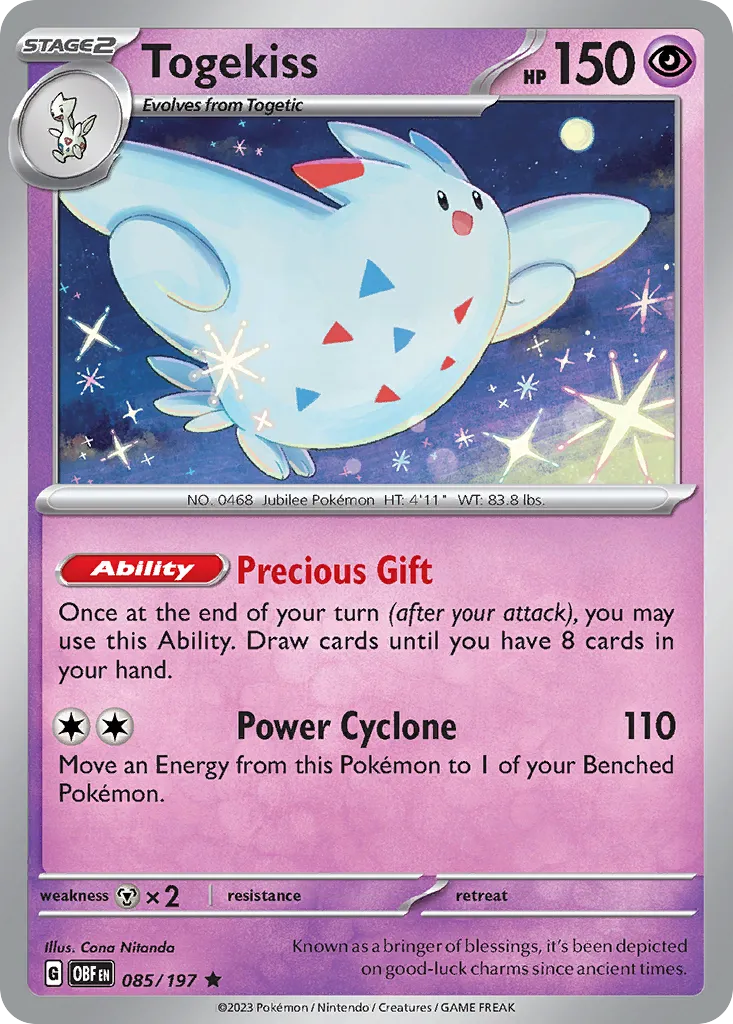 Togekiss - Obsidian Flames