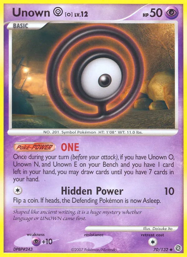 Unown [O] - Secret Wonders
