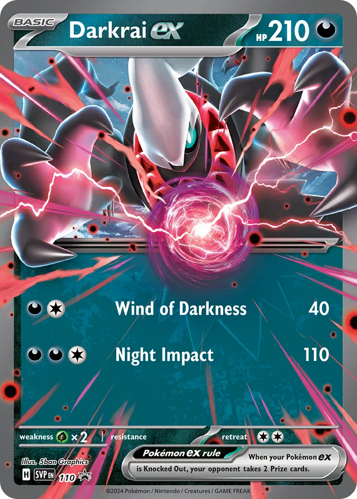 Darkrai ex - Scarlet & Violet Black Star Promos