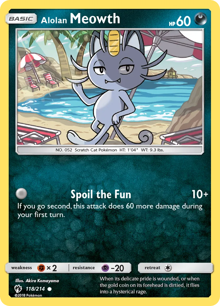Alolan Meowth - Lost Thunder