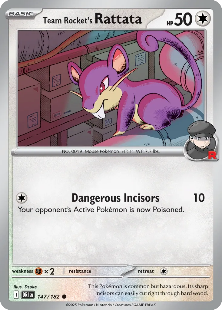 Team Rocket's Rattata - Destined Rivals