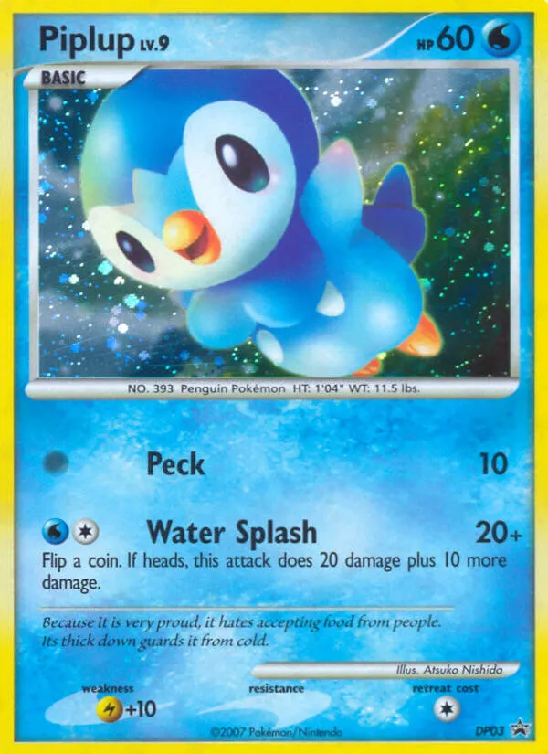 Piplup - DP Black Star Promos
