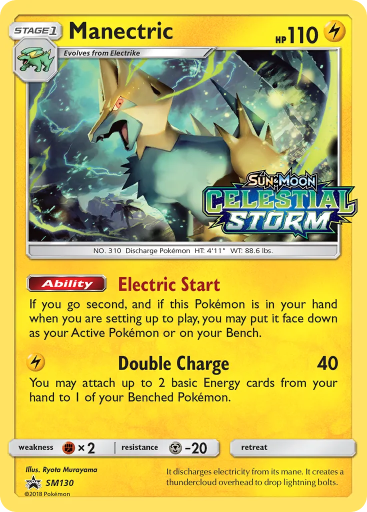 Manectric - SM Black Star Promos