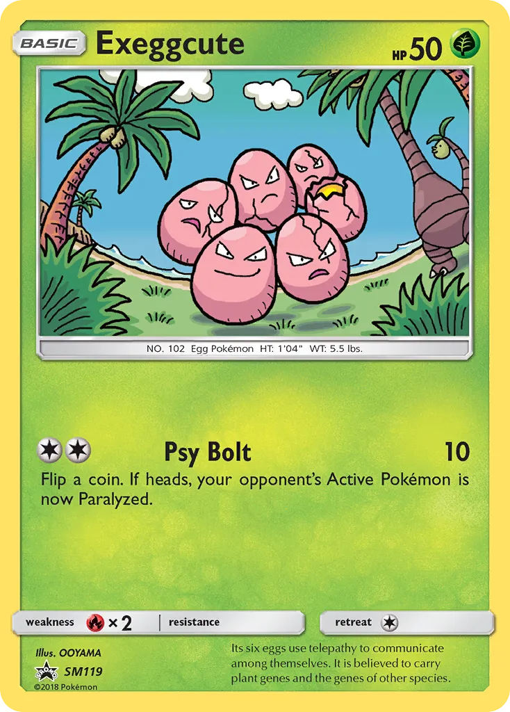 Exeggcute - SM Black Star Promos
