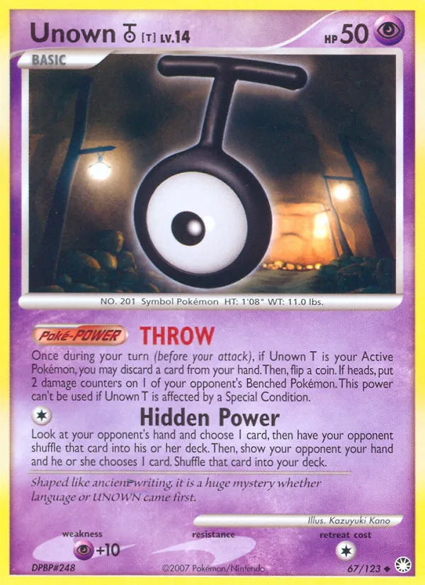 Unown [T] - Mysterious Treasures