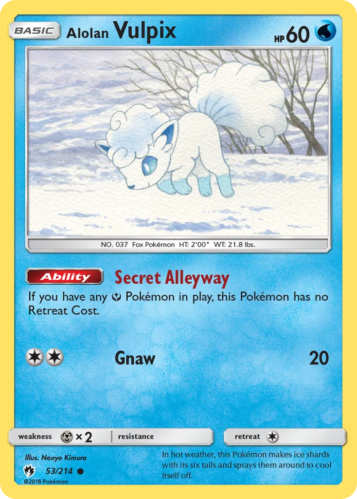 Alolan Vulpix - Lost Thunder