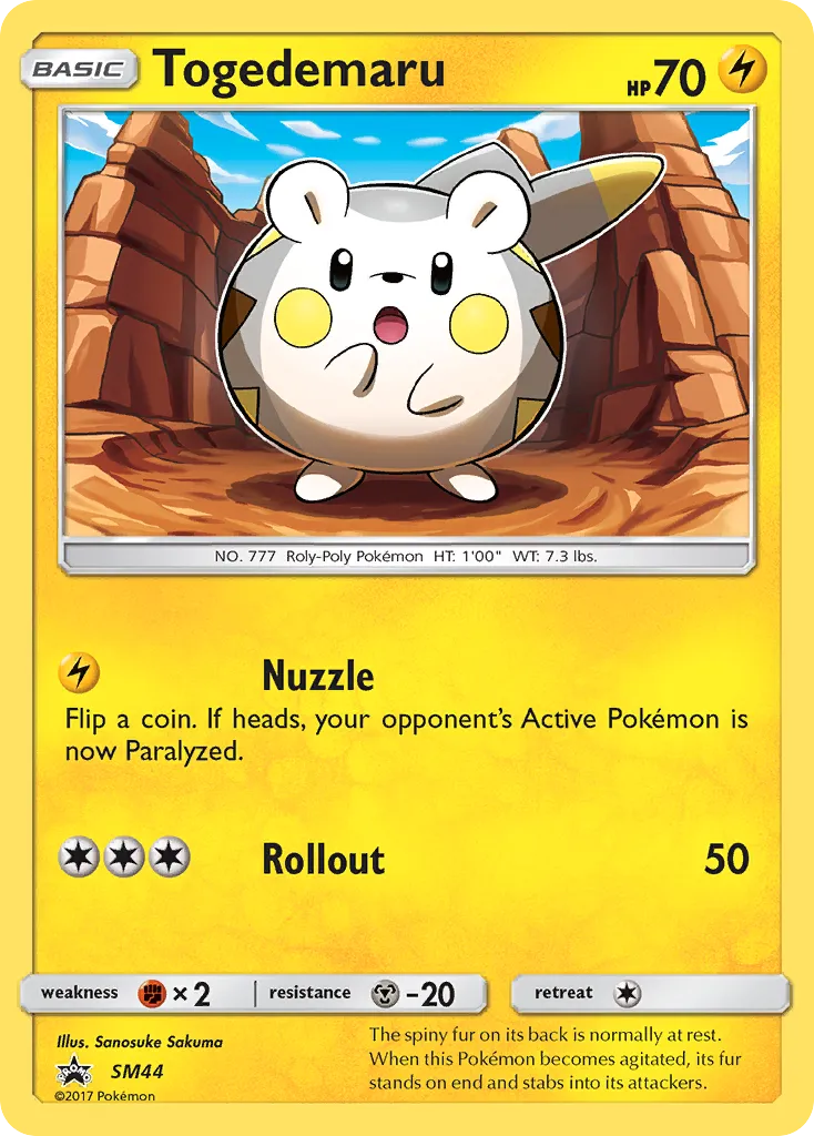 Togedemaru - SM Black Star Promos