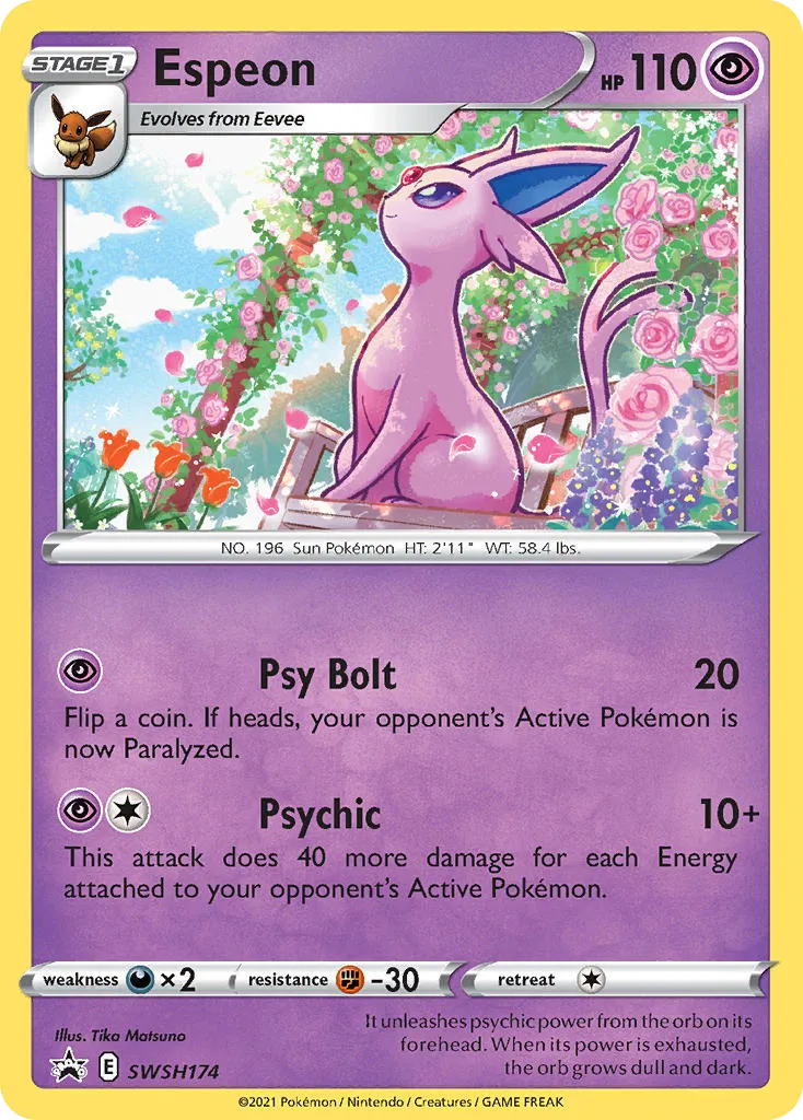 Espeon - SWSH Black Star Promos