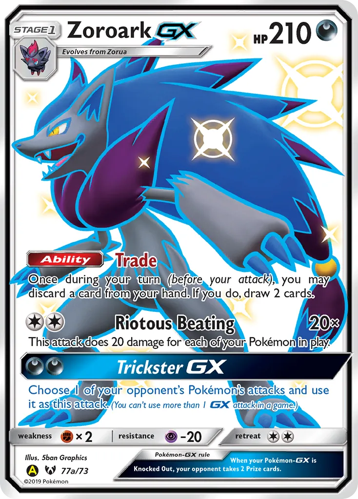 Zoroark-GX - Shining Legends