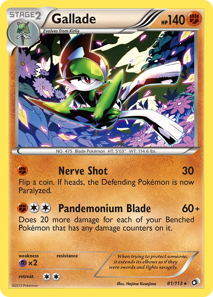 Gallade - Legendary Treasures