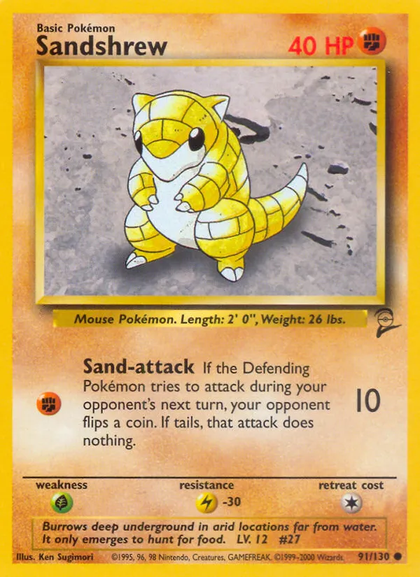 Sandshrew - Base Set 2