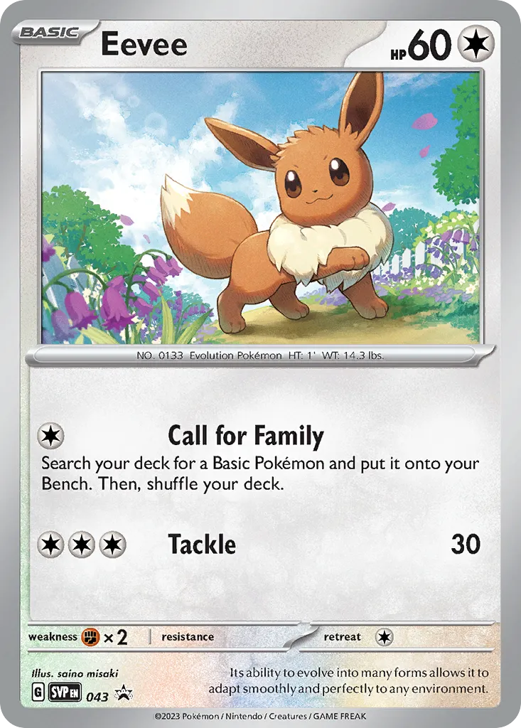 Eevee - Scarlet & Violet Black Star Promos