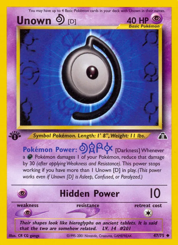 Unown [D] - Neo Discovery