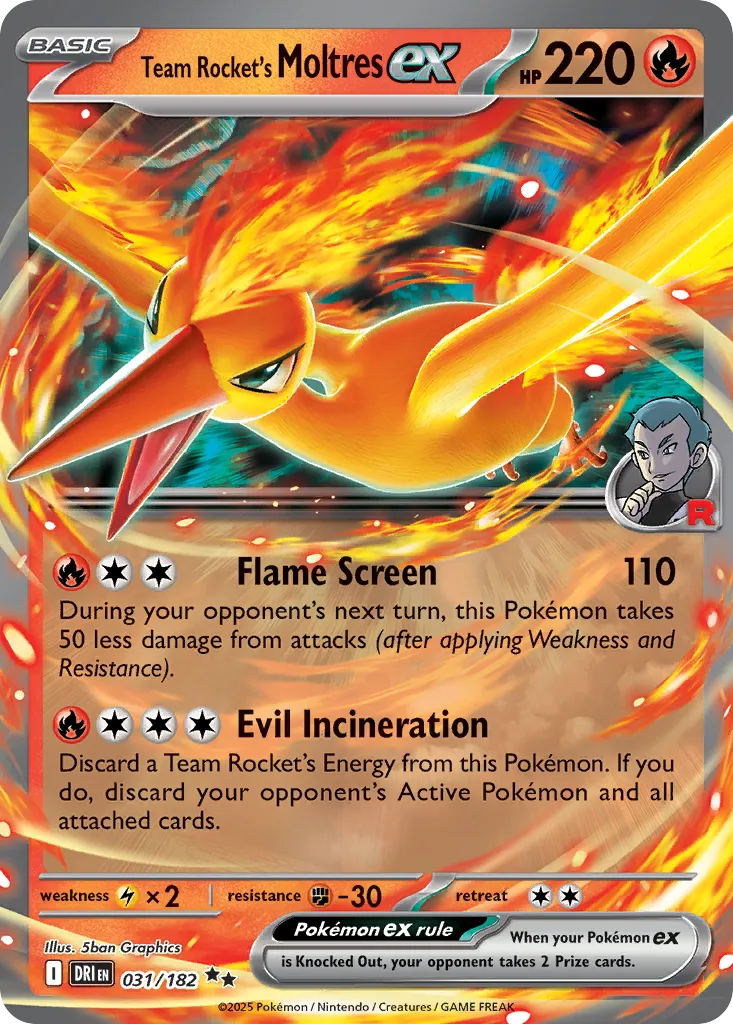 Team Rocket's Moltres ex - Destined Rivals