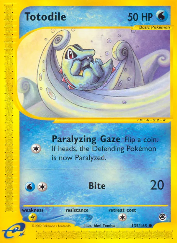 Totodile - Expedition Base Set