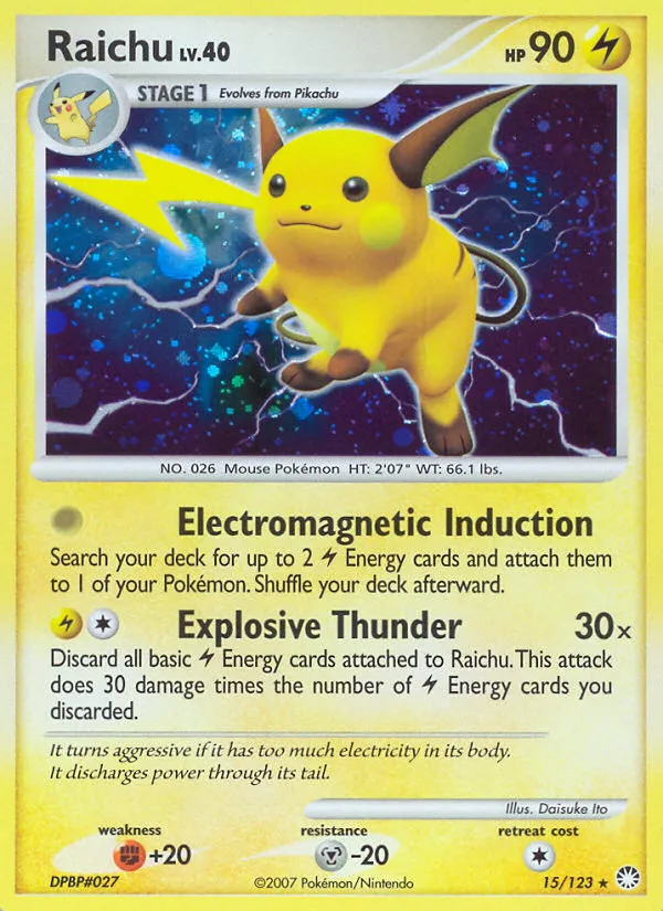 Raichu - Mysterious Treasures