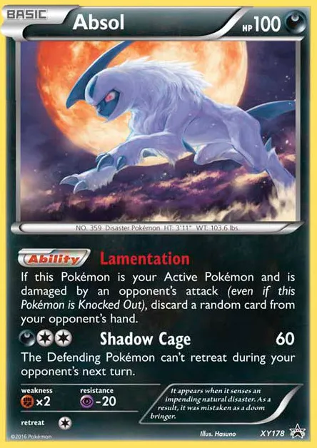 Absol - XY Black Star Promos