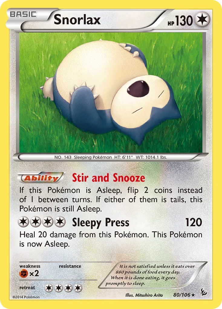 Snorlax - Flashfire