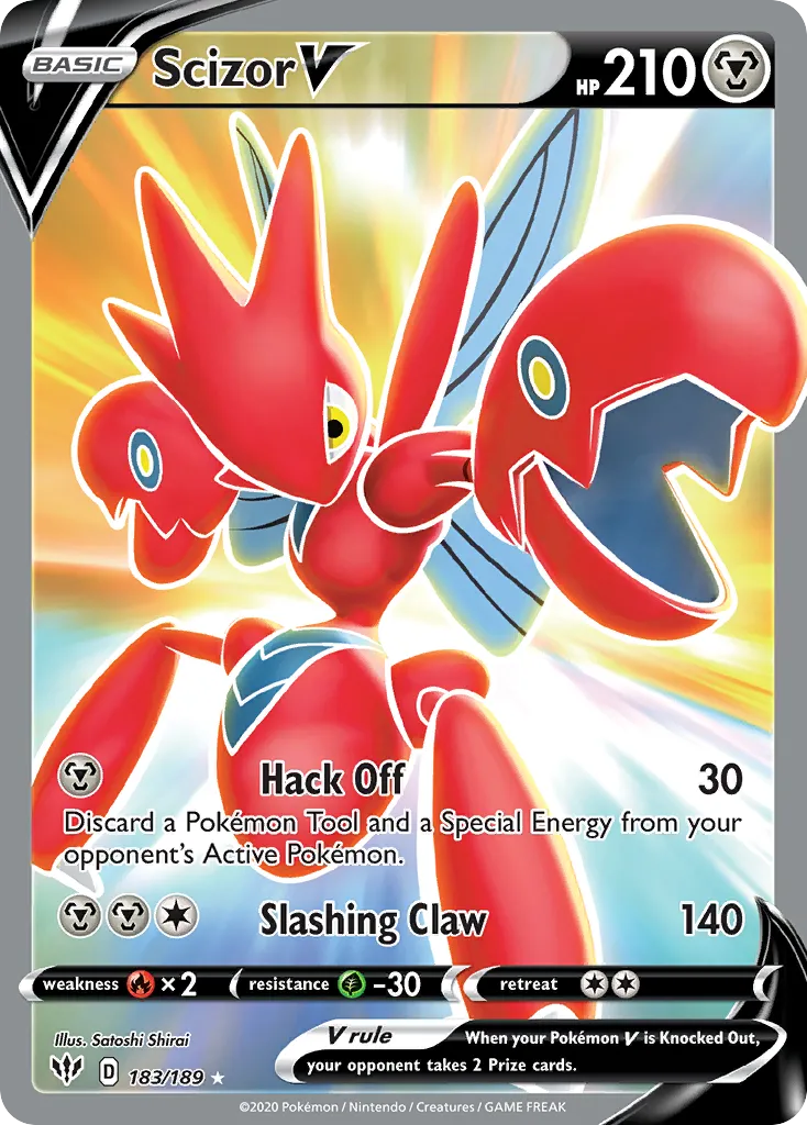 Scizor V - Darkness Ablaze