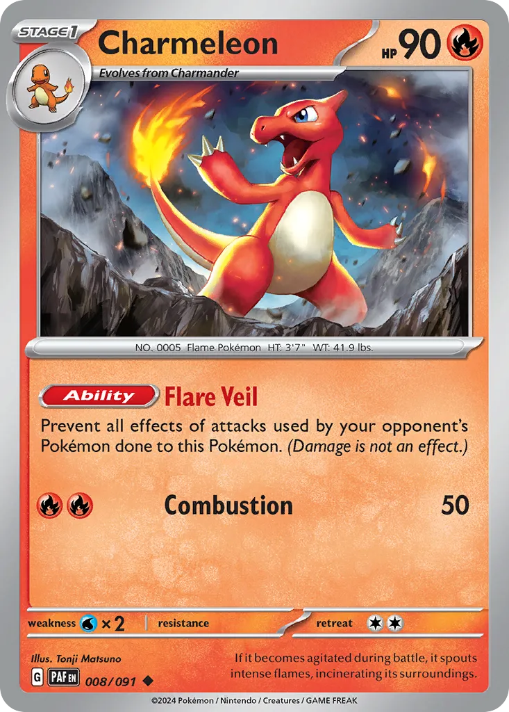 Charmeleon - Paldean Fates