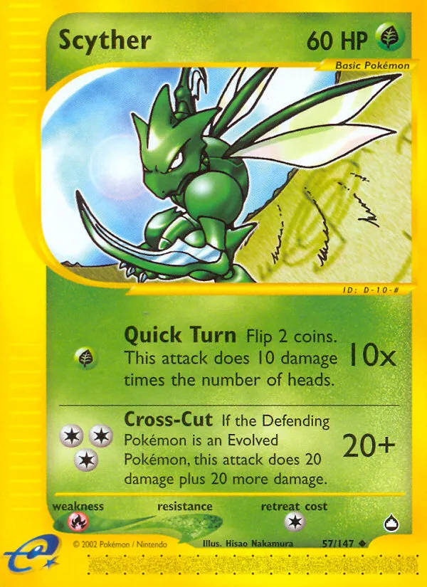 Scyther - Aquapolis