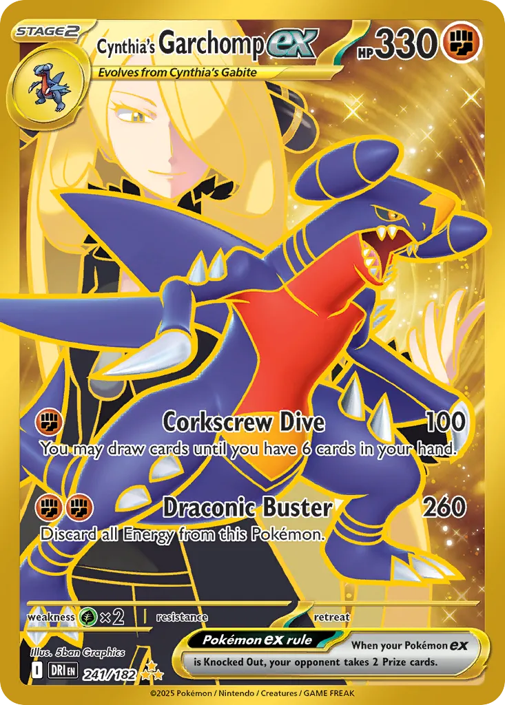 Cynthia's Garchomp ex - Destined Rivals
