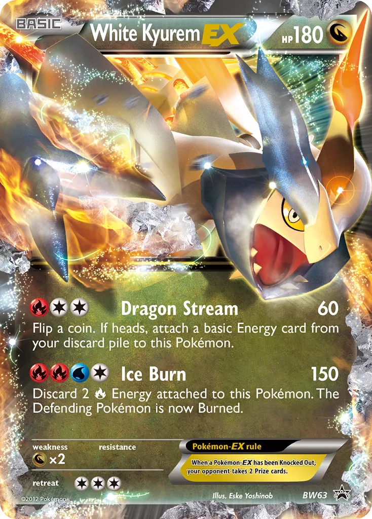 White Kyurem-EX - BW Black Star Promos