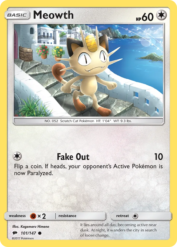 Meowth - Burning Shadows