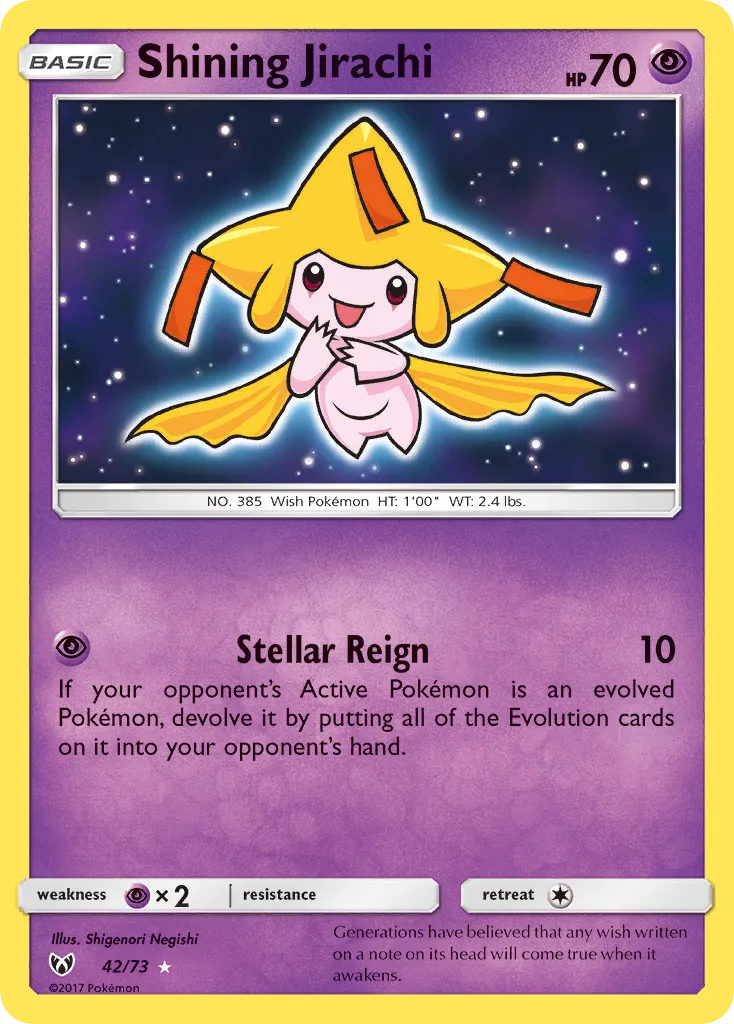 Shining Jirachi - Shining Legends