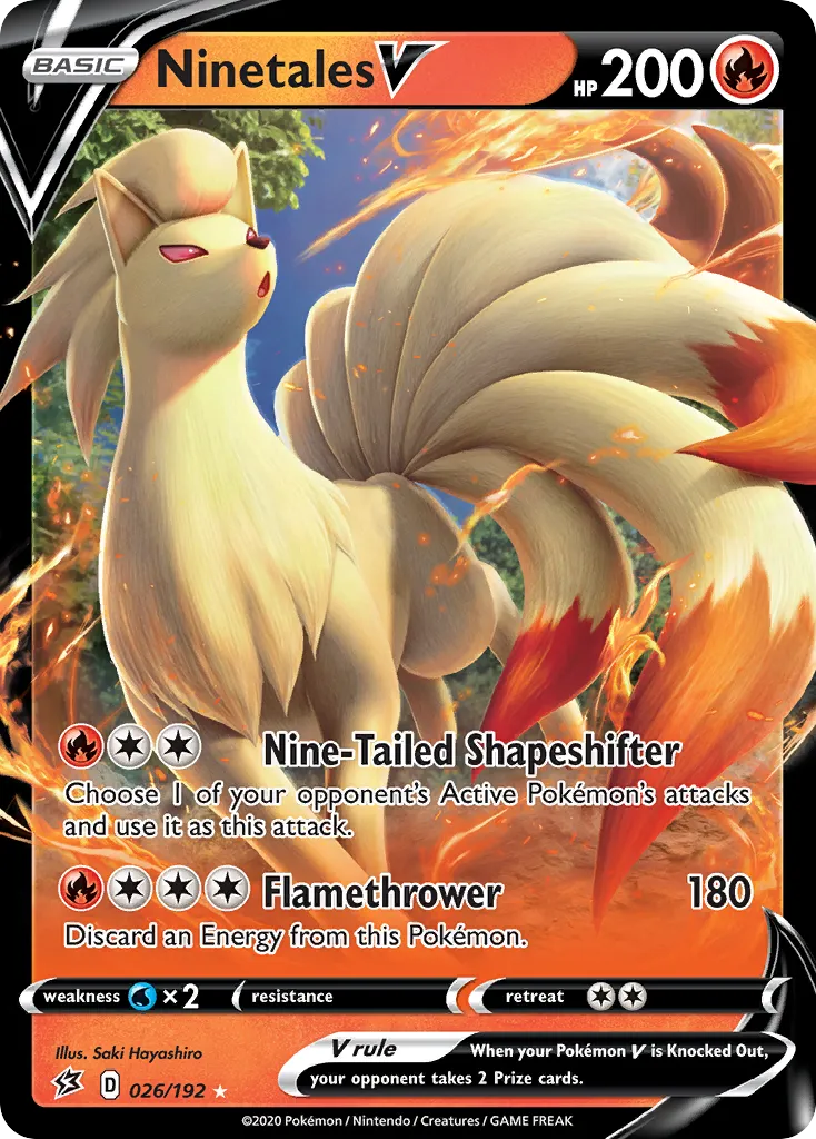Ninetales V - Rebel Clash